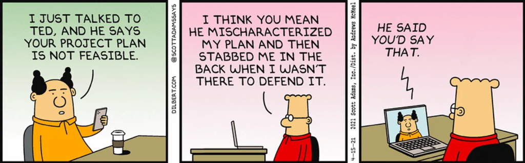 online meeting between two product managers
